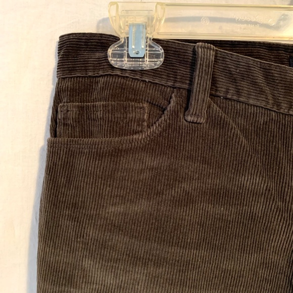 Banana Republic Women Skinny Stretch Low Rise Olive Green Corduroys Size 28 - Picture 5 of 14